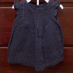 Navy Baby Gap Dress with Diaper Cover